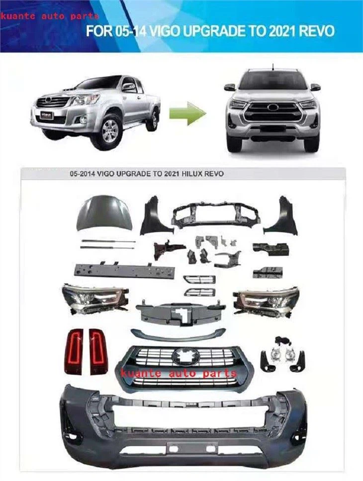 Car Body Parts Kits For Hilux Vigo 2005-2014 Upgrade Body Kits